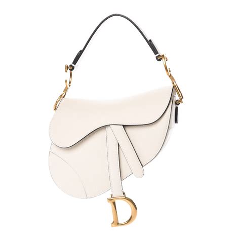 white dior saddle|authentic christian dior saddle bag.